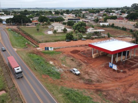 Construção do primeiro quartel do Corpo de Bombeiros de Itaquiraí segue em ritmo acelerado