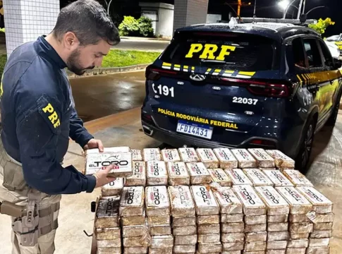 Motorista que saiu de MS é preso com cocaína em meio a carga de amendoim