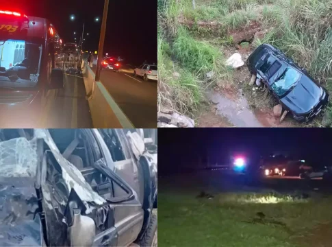 Seis pessoas perderam a vida no trânsito de Mato Grosso do Sul no fim de semana