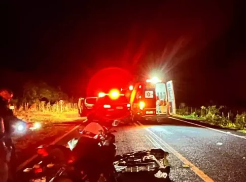 Mulher morre após motocicleta atropelar capivara na MS-450