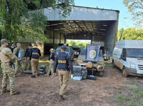 Agência paraguaia desmonta base do tráfico e apreende veículos brasileiros
