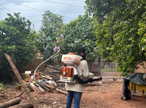Secretaria de Saúde de Iguatemi continua com os agentes de controle de endemias nos bairros para combater à dengue