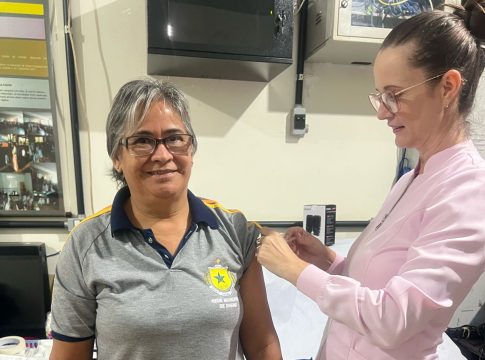 Equipe da Saúde que atua na área rural realiza ação do programa Saúde na Escola, no Assentamento Auxiliadora