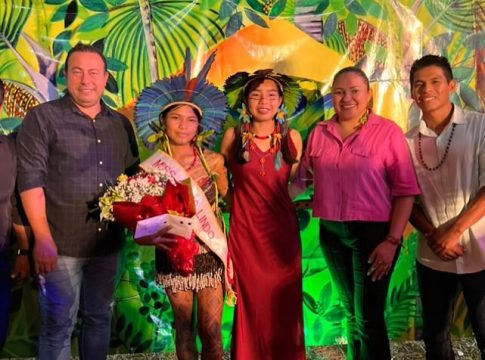 Beleza, cultura e orgulho Guarani: conheça os vencedores do Miss e Mister Aldeia Porto Lindo