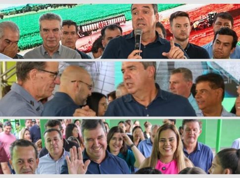 Riedel percorre Maracaju, Amambai e Cel Sapucaia, contemplados com mais de R$ 81 milhões em obras e serviços