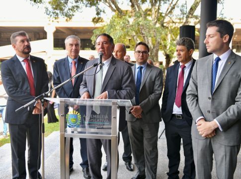Paulo Corrêa e Gerson claro inauguram refeitório da Assembleia Legislativa