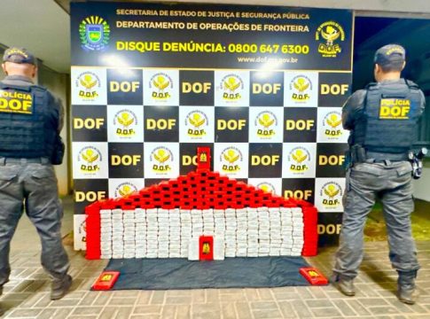 Cocaína avaliada em R$ 18 milhões é apreendida no Anel Viário de Dourados