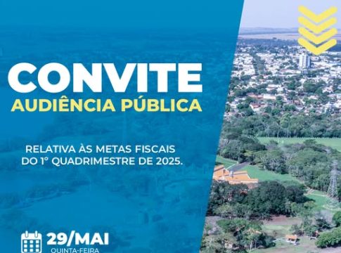 População de Guaíra é Convidada a Participar de Audiência Pública Sobre Metas Fiscais: Entenda Por Que a Sua Presença é Essencial