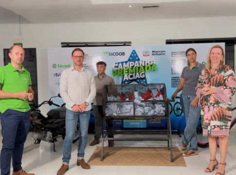 Sorteio da ACIAG premia compras locais com moto, bicicleta e vales