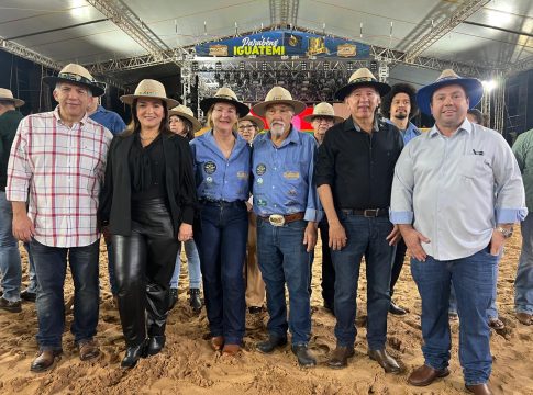 Deputado Lídio e prefeita Adriane prestigiam Expo Iguatemi