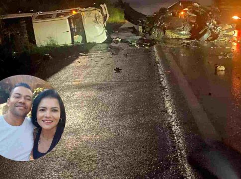 Amigos e familiares lamentam morte de casal em acidente na BR-262 em MS