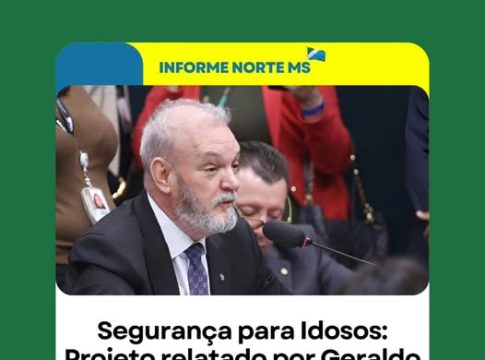 Segurança para Idosos: Projeto relatado por Geraldo Resende avança na Câmara