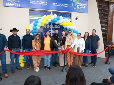 Foi inaugurado nesta terça-feira o prédio do Núcleo de Saúde de Eldorado