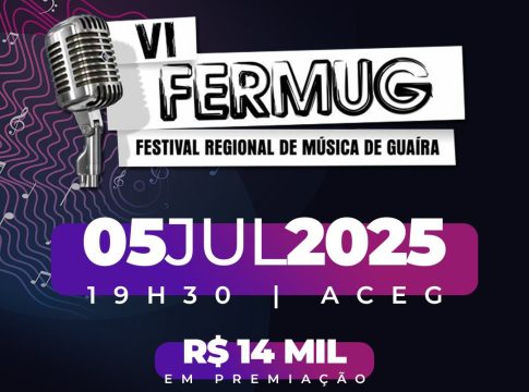 Município de Guaíra divulga número de inscritos e convida a população para prestigiar o VI FERMUG
