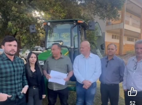 Japorã conquista trator para agricultura familiar