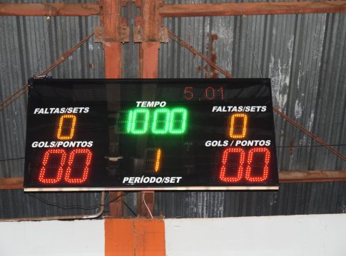 Prefeitura de Iguatemi instala novo placar eletrônico poliesportivo no Ginásio de Esportes
