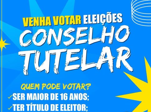 Informações importantes para a Eleição do Conselho Tutelar, que acontece neste domingo (17)