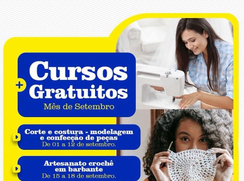 Confira os cursos para o mês de setembro no Centro de Qualificação em Mundo Novo