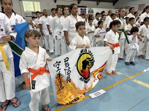 Tacuru recebeu a 3ª etapa do Campeonato Estadual de Karatê Kyokushin 2025