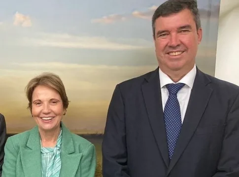 Governador Riedel se filia ao partido de Tereza Cristina com evento em Brasília nesta terça