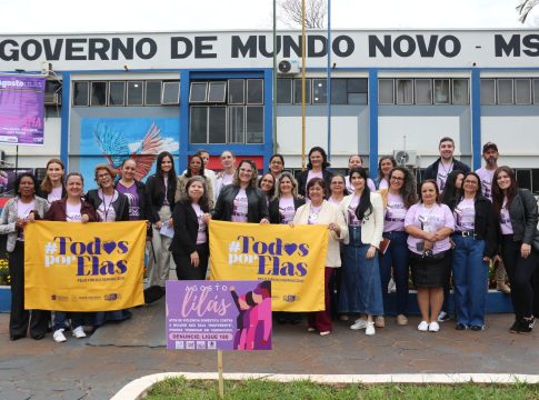 Cerimônia de Abertura da Campanha do Agosto Lilás em Mundo Novo
