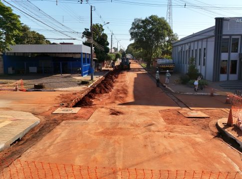 Itaquiraí já tem 80% das obras de esgoto concluídas; previsão de término é até novembro