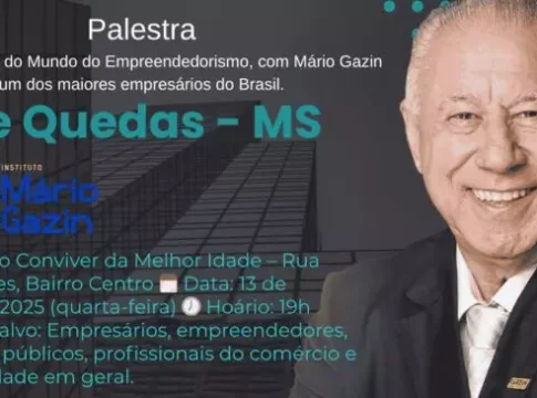 Mario Gazin realiza palestra nesta quarta em Sete Quedas