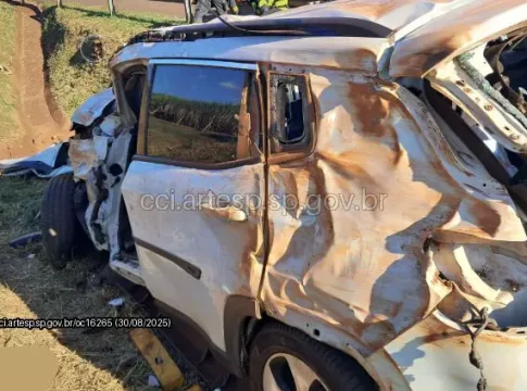 De Campo Grande, casal morre em acidente de carro na Raposo Tavares