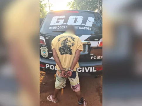 Homem envolvido em homicídio no Nova Campo Grande é preso; mulher segue foragida