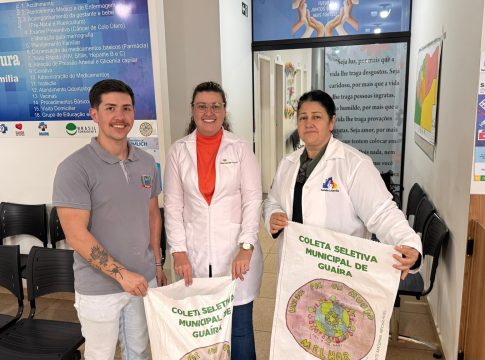 Município de Guaíra distribui sacos de ráfia para incentivar a coleta seletiva