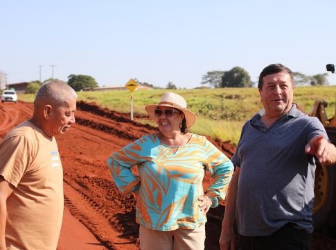 Mundo Novo avança na pavimentação da Estrada dos Pioneiros