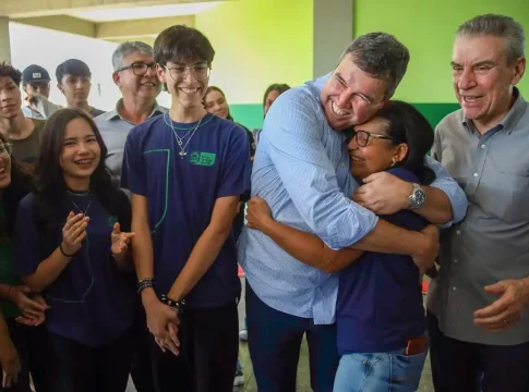 Após indicação de Paulo Corrêa, Riedel inaugura reforma da escola HBL em Cassilândia