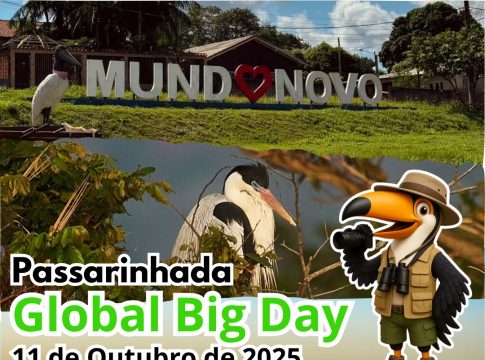 Convite Especial: Participe do Global Big Day de Aviturismo em Mundo Novo