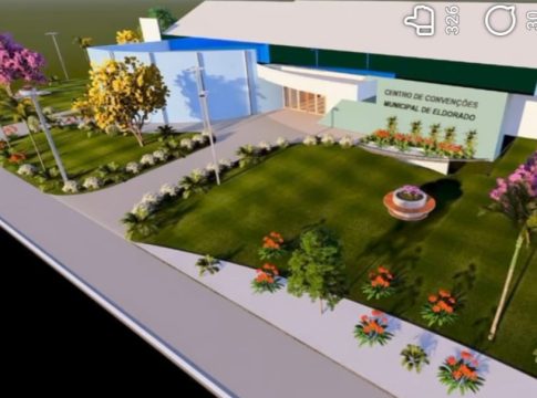 ELDORADO: Centro de Eventos vai receber paisagismo e calçamento