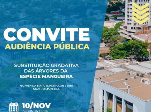 Município de Guaíra convida população para Audiência Pública sobre substituição de mangueiras urbanas