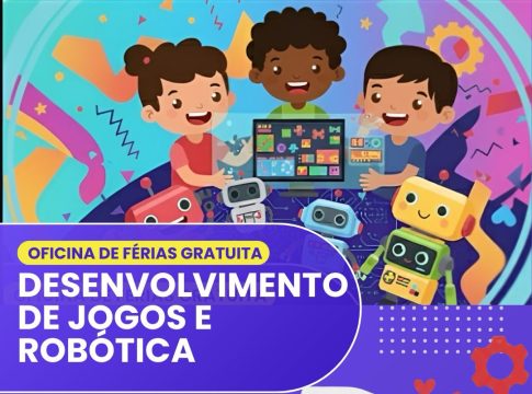 Oficina de férias gratuita promove desenvolvimento de jogos e robótica em Guaíra