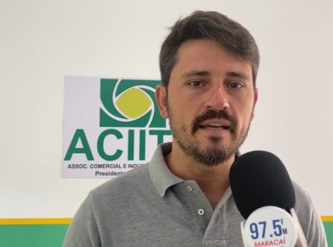 Itaquirai MS – Prefeito Thalles Tomazelli prestigia sorteio da ACIITA e reforça parceria entre Poder Público e Comércio