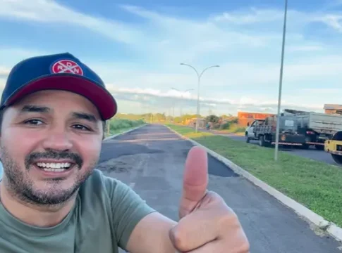 Prefeito de Tacuru agradece empresa após correções em pavimentação do Conjunto Hilda Durê