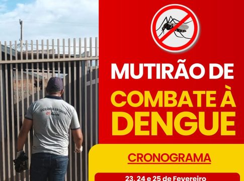 Mutirão de Combate à Dengue em Iguatemi