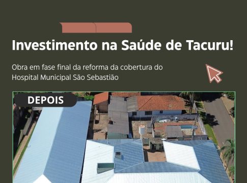Reforma da cobertura do Hospital Municipal São Sebastião está em fase final