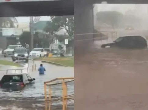 Chapadão do Sul mobiliza limpeza após rastro de destruição causado por temporal