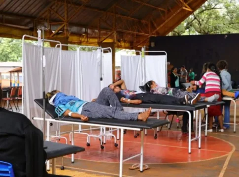 Escola passa a funcionar como hospital após aumento de casos confirmados de chikungunya em Dourados