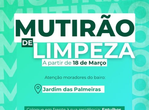 Mutirão de Limpeza segue em Eldorado