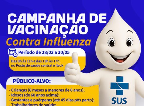 Governo de Mundo Novo inicia campanha de vacinação contra a Influenza com foco em grupos prioritários