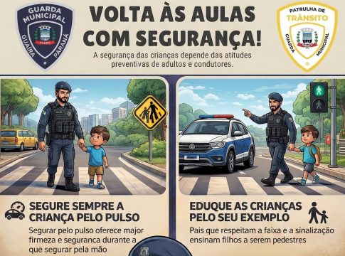 Guaíra lança campanha “Volta às Aulas com Segurança” para reforçar ordenamento viário