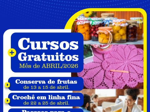 Mundo Novo oferece cursos gratuitos de qualificação profissional no mês de abril