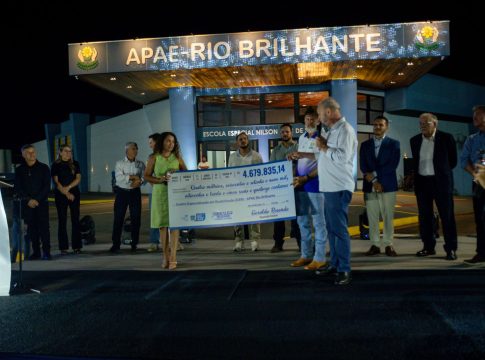 Com recursos de R$ 4,6 milhões, Geraldo inaugura escola da APAE em Rio Brilhante