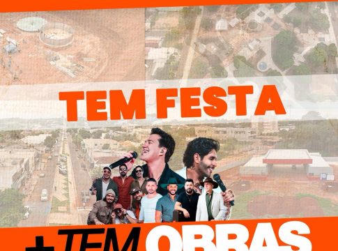 Tem festa? Claro que tem! Mas tem obra também e não é pouca não.