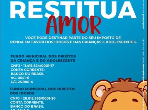 “Doe parte do seu imposto de renda para quem precisa”