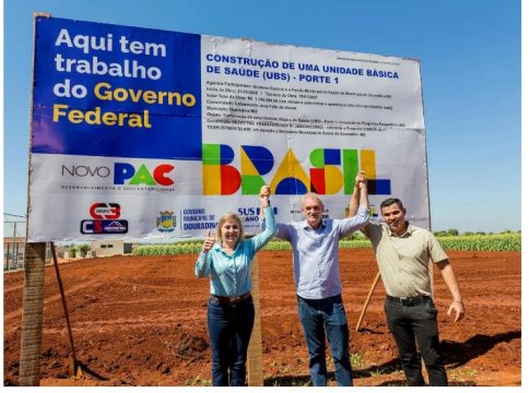 Geraldo Resende participa do lançamento de nova UBS em Douradina com investimento de R$ 1,9 milhão